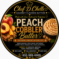 Peach Cobbler Butter | Chef D. Chelle Gourmet Flavored Butter